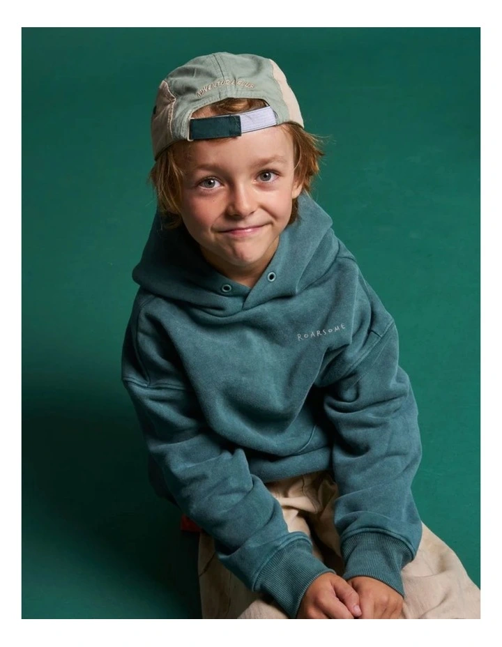 Adventure Club - Kids Green 5 Panel Cap image 3