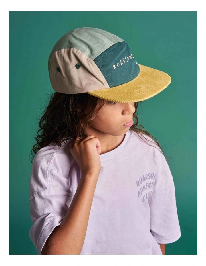 Adventure Club - Kids Green 5 Panel Cap image 4