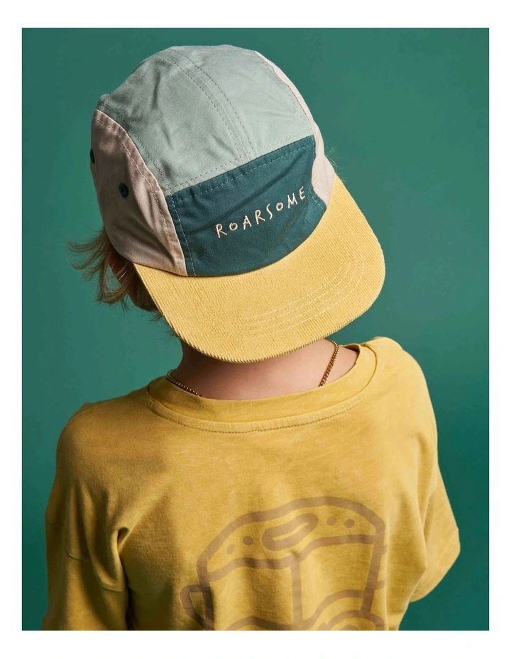 Adventure Club - Kids Green 5 Panel Cap image 5