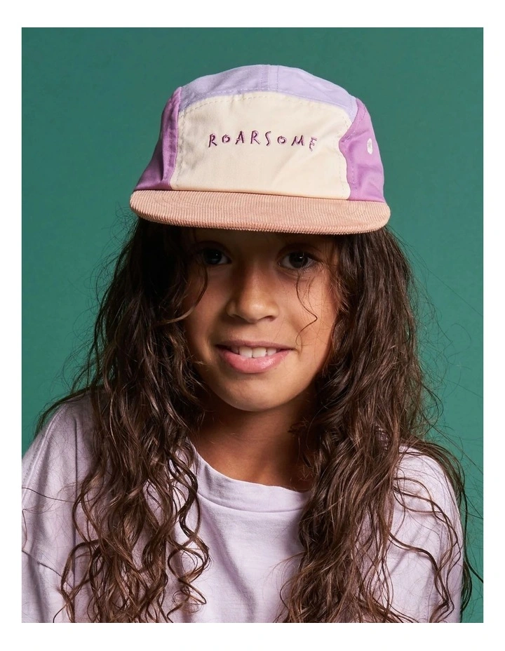 Adventure Club - Kids Lilac 5 Panel Cap image 3