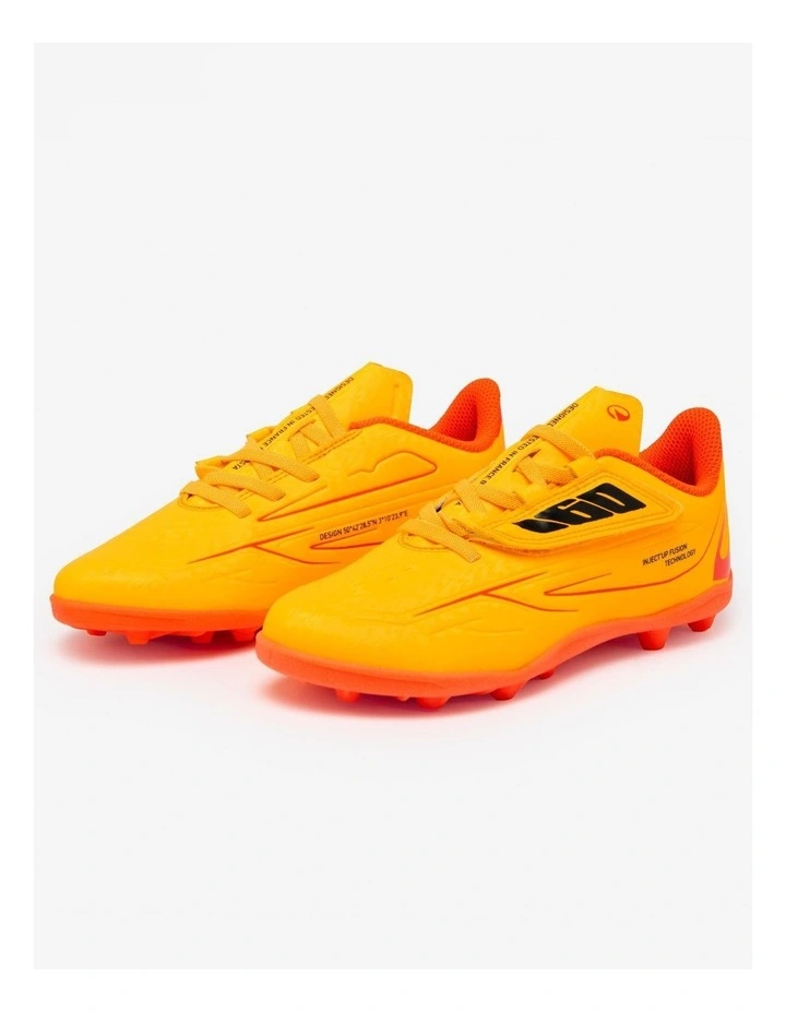 Decathlon - Kipsta Kids Football Boots 160 Easy Orange image 2