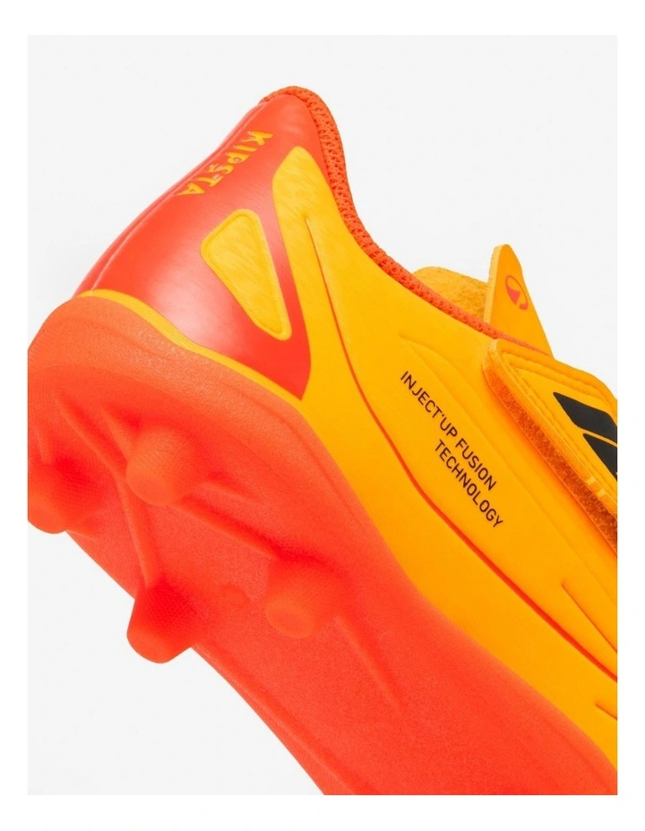 Decathlon - Kipsta Kids Football Boots 160 Easy Orange image 5