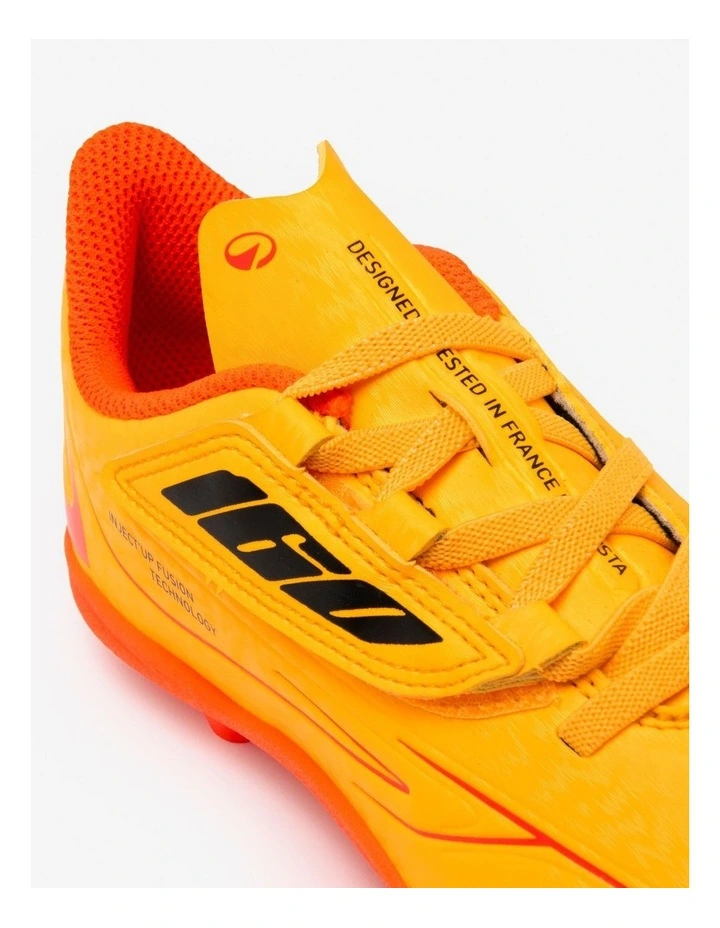Decathlon - Kipsta Kids Football Boots 160 Easy Orange image 6
