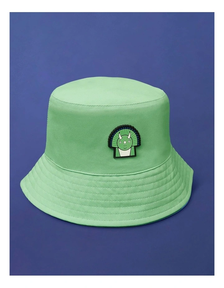 Dinosaur/Shark - Kids Reversible Bucket Hat image 2