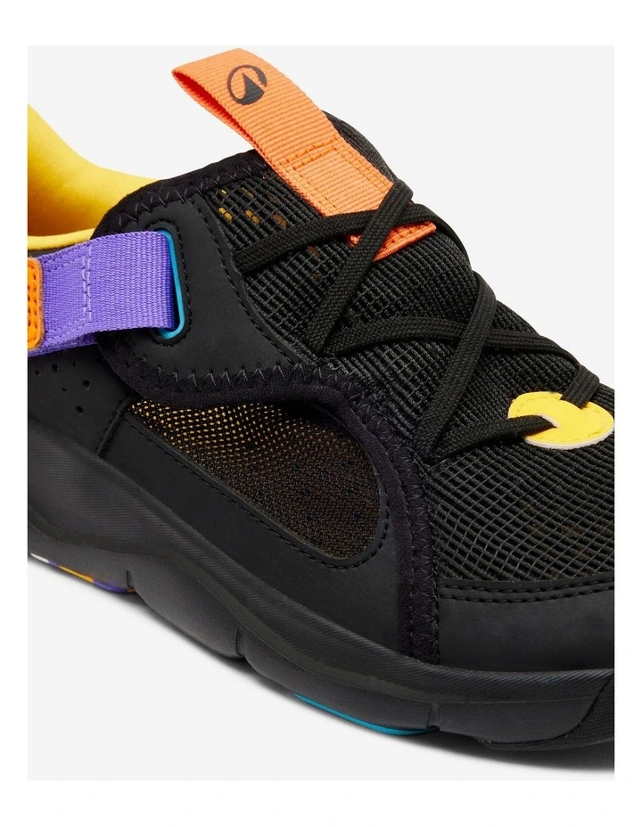 Kids' Rip-Tab Shoes Playful Summer - Black/Purple image 3