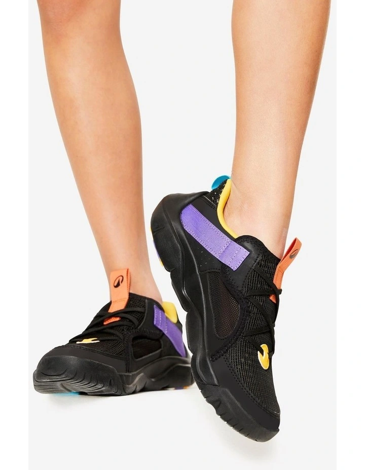 Kids' Rip-Tab Shoes Playful Summer - Black/Purple image 7