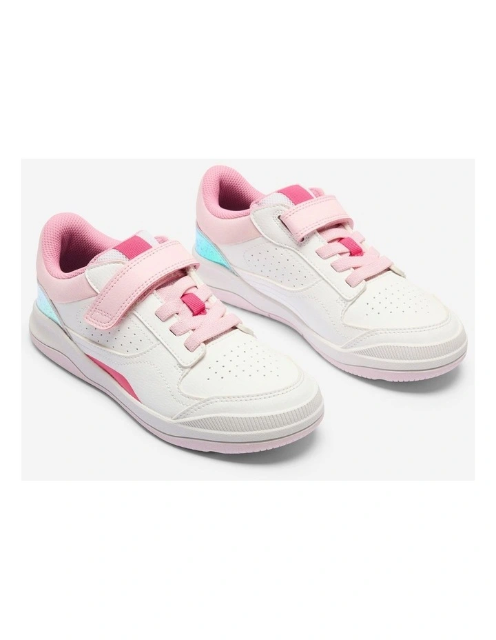 Kids' Unisex Multisports Durable Shoes Playventure Yard - White/Pink image 2
