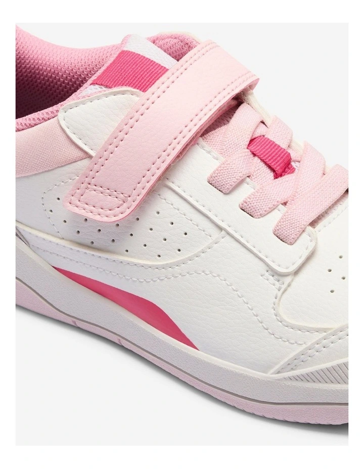 Kids' Unisex Multisports Durable Shoes Playventure Yard - White/Pink image 3