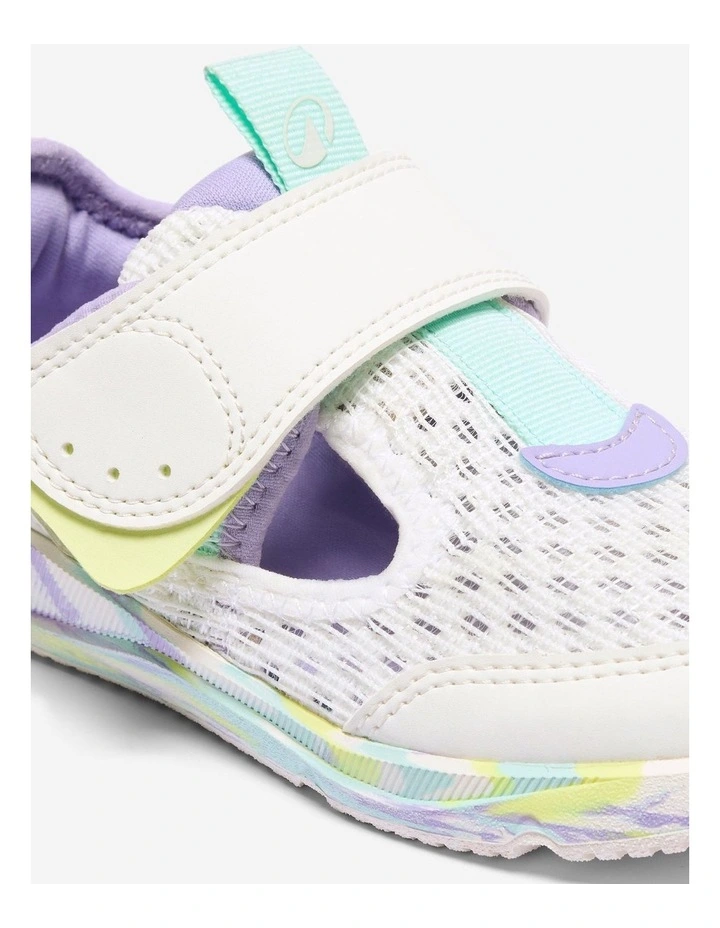 Kids' Shoes Barefoot - White/Purple/Green image 3