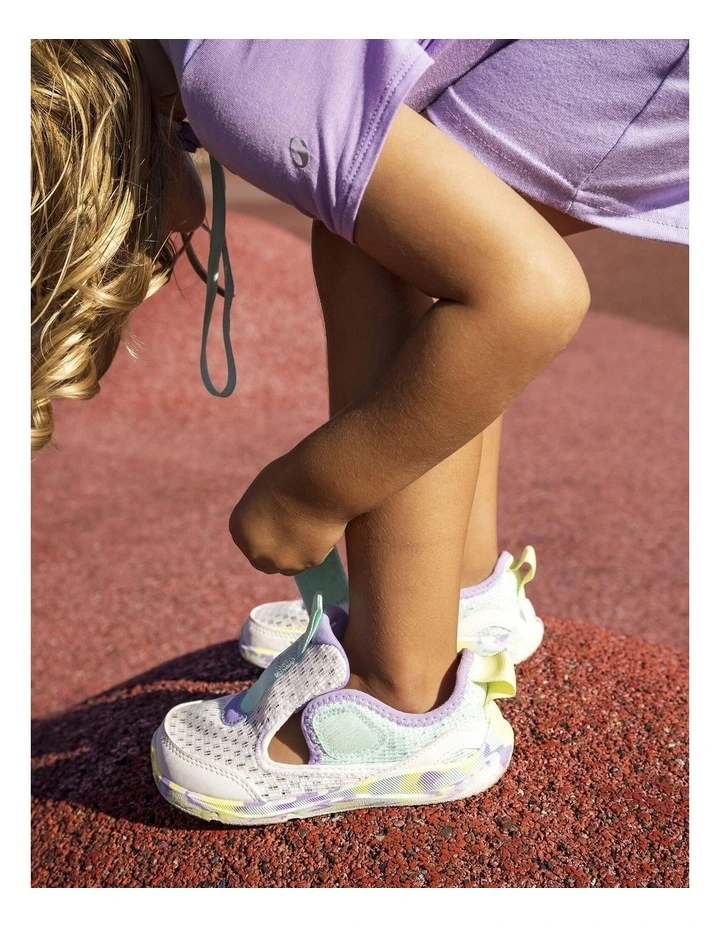 Kids' Shoes Barefoot - White/Purple/Green image 6