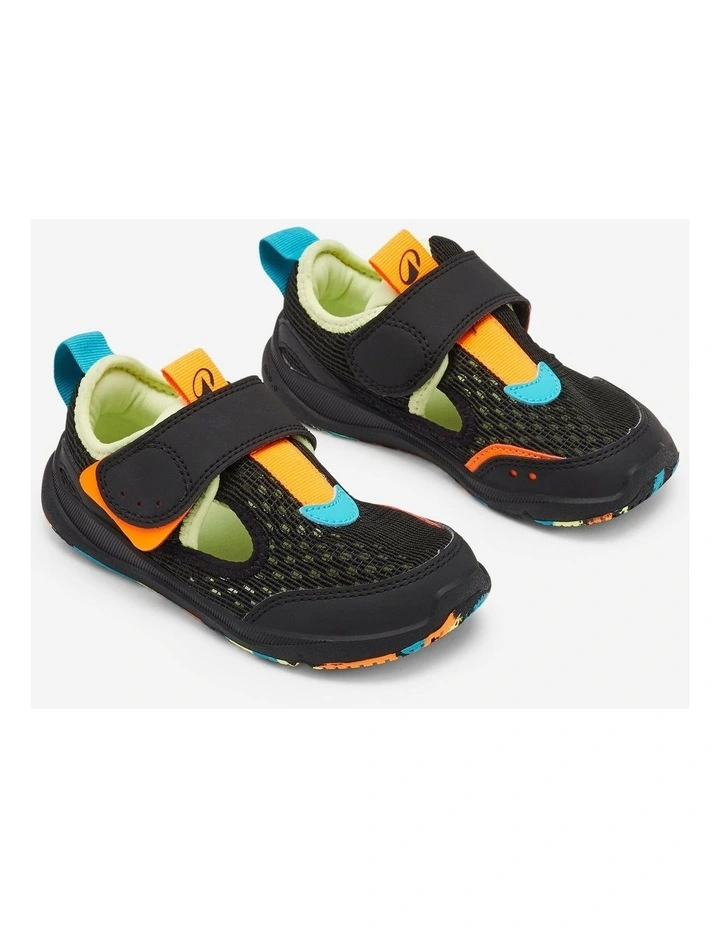 Kids' Shoes Barefoot - Black/Blue/Orange image 2