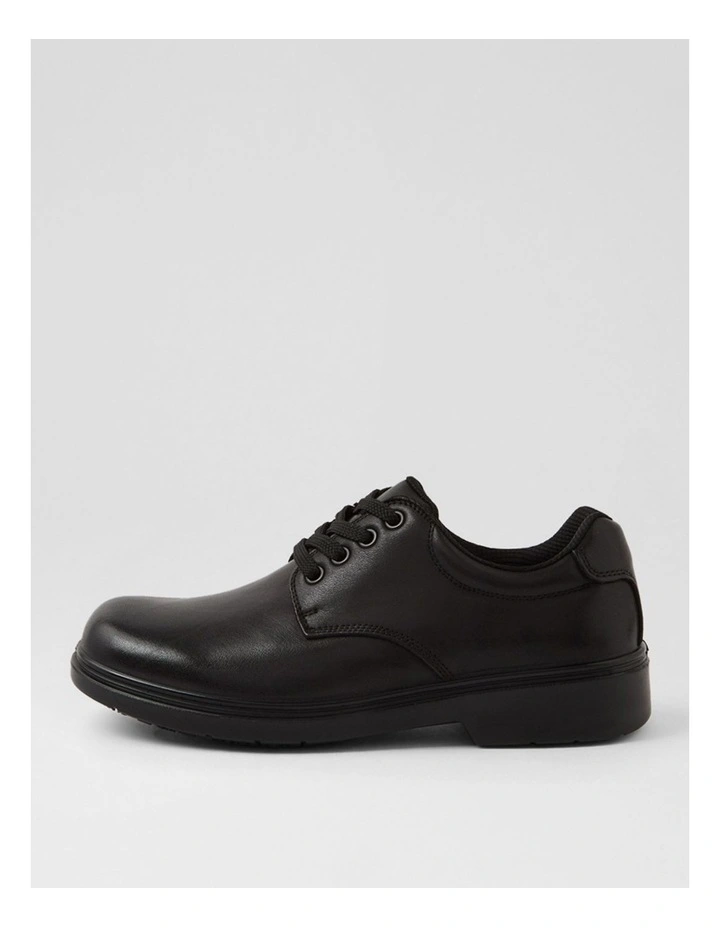 Roar Senior F Half Black Leather Flat Shoes image 1