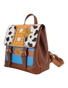Woody Deluxe PU Rucksack Backpack - Black