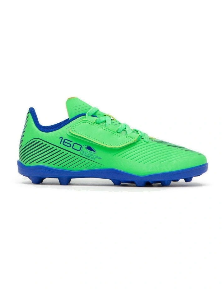 Decathlon - Kids' Rip-Tab Football Boots 160 Easy AG/FG - Green image 1