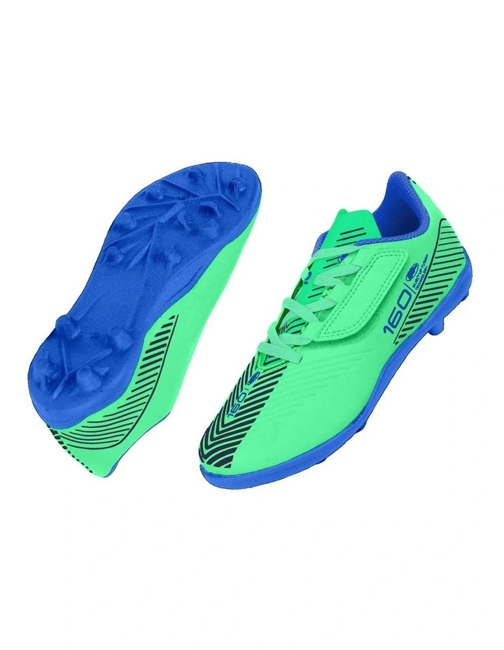Decathlon - Kids' Rip-Tab Football Boots 160 Easy AG/FG - Green image 2