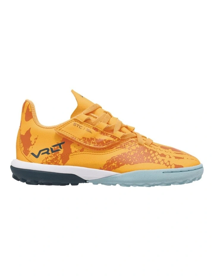 Decathlon - Kids' Rip-Tab Football Boots Viralto I Easy Turf TF - Orange image 1
