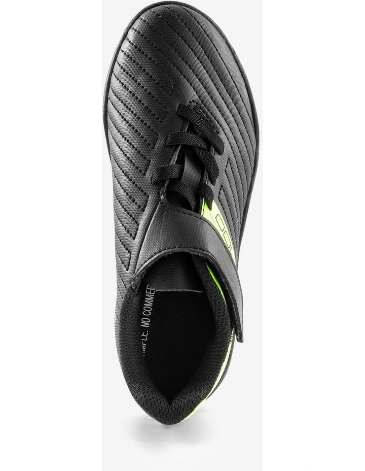 Decathlon - Kids' Rip-Tab Turf Football Boots 100 Easy TF - Black/Yellow image 5