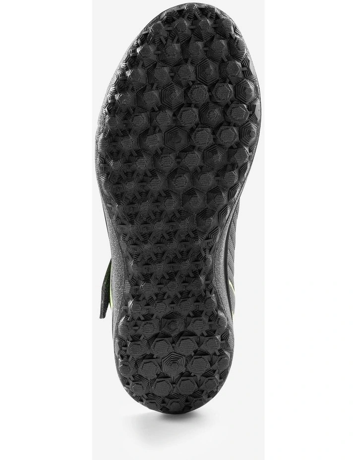 Decathlon - Kids' Rip-Tab Turf Football Boots 100 Easy TF - Black/Yellow image 6