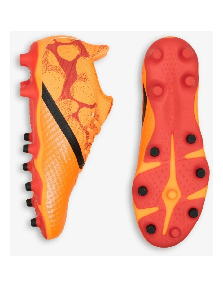 Decathlon - Kids' Lace-Up Football Boots Viralto III FG - Mango image 6
