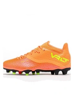 Decathlon - Kids' Lace-Up Comfort Football Boots Viralto III FG - Coral