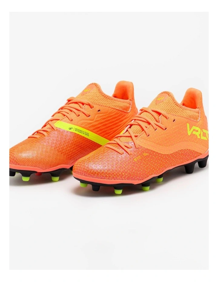 Decathlon - Kids' Lace-Up Comfort Football Boots Viralto III FG - Coral image 2