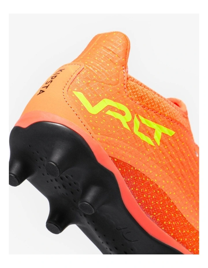 Decathlon - Kids' Lace-Up Comfort Football Boots Viralto III FG - Coral image 3