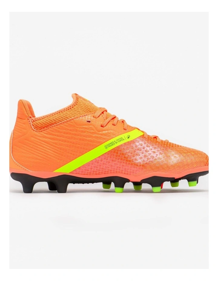 Decathlon - Kids' Lace-Up Comfort Football Boots Viralto III FG - Coral image 4