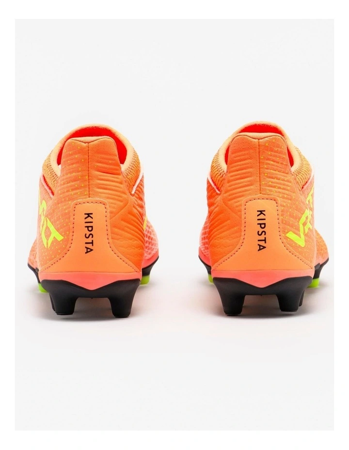 Decathlon - Kids' Lace-Up Comfort Football Boots Viralto III FG - Coral image 5