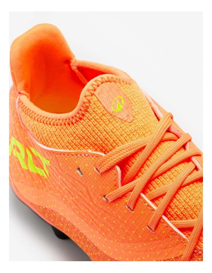 Decathlon - Kids' Lace-Up Comfort Football Boots Viralto III FG - Coral image 6