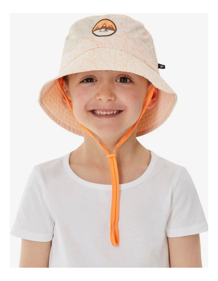 Kids hiking hat, MH500 beige XS image 3