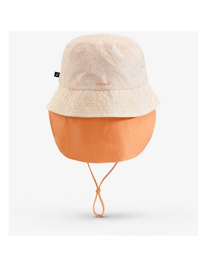 Kids hiking hat, MH500 beige XS image 4