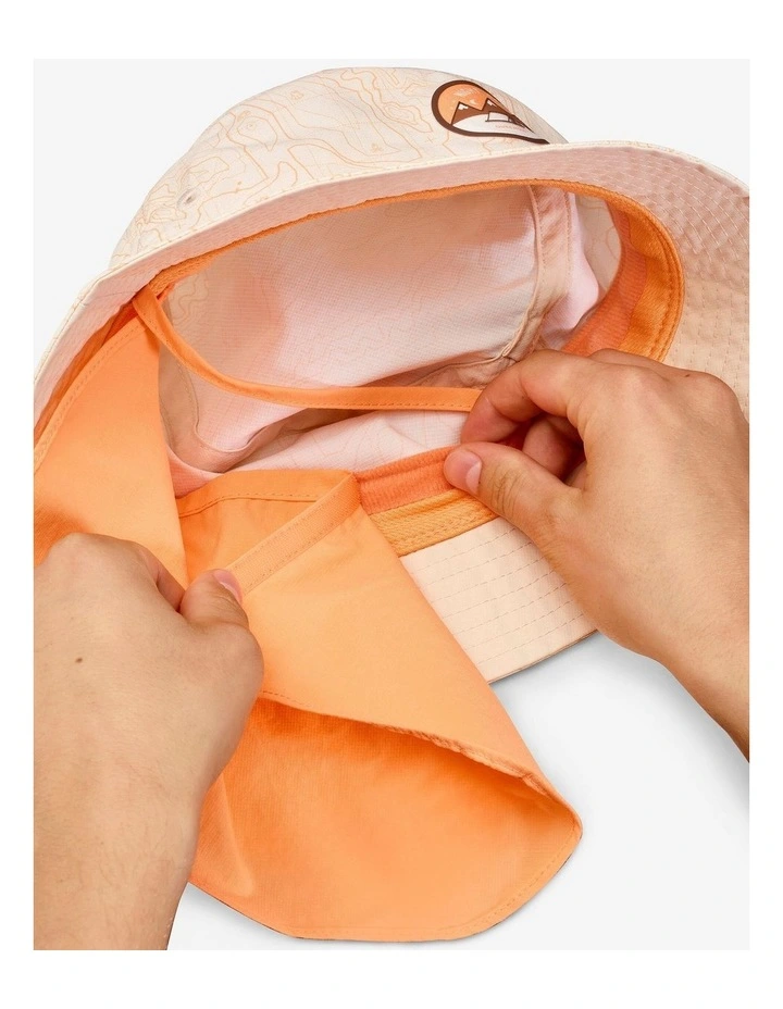 Kids hiking hat, MH500 beige XS image 6