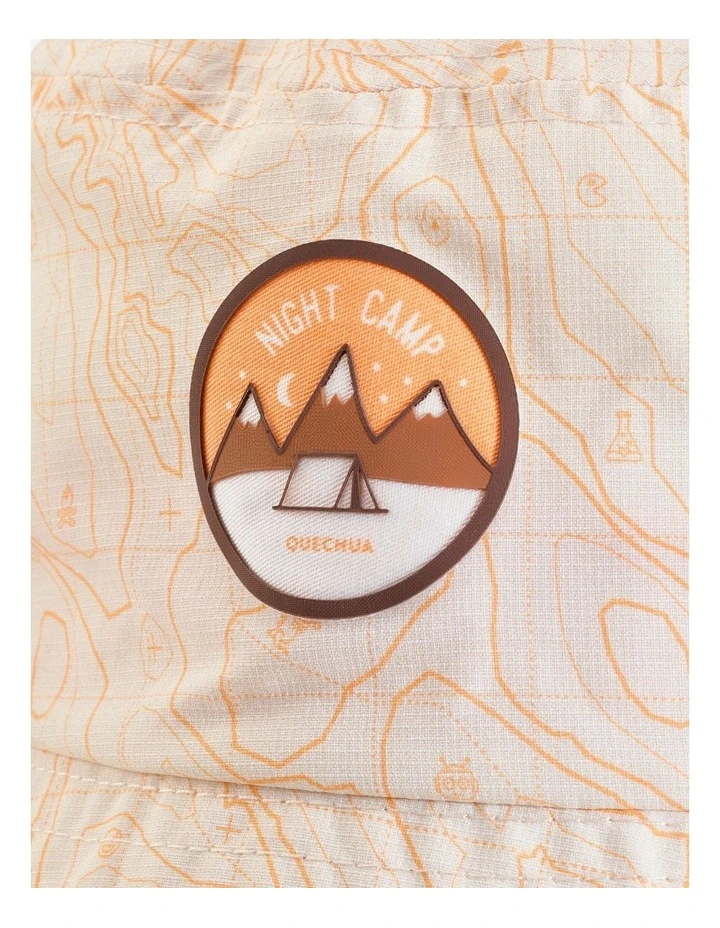 Kids hiking hat, MH500 beige XS image 7