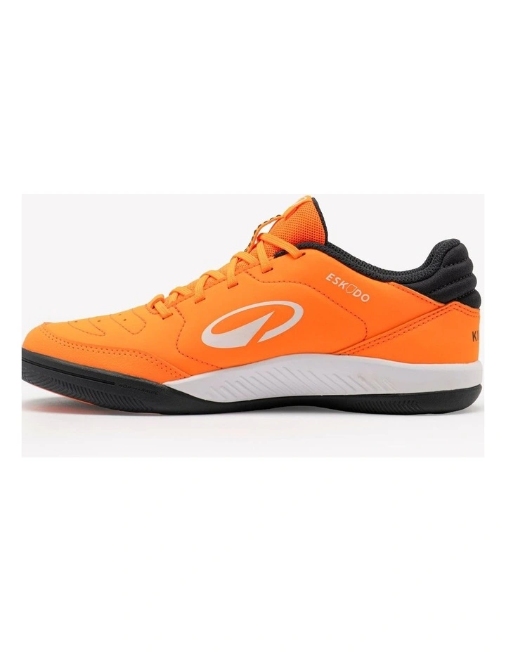 Kids' Futsal Shoes Eskudo Club Sala - Orange/Grey image 5