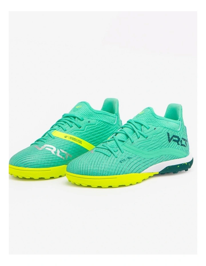 Kids' Lace-Up Football Boots Viralto III Turf - Green image 2