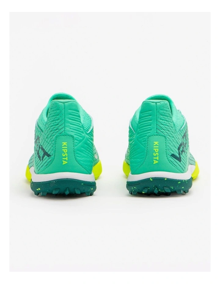 Kids' Lace-Up Football Boots Viralto III Turf - Green image 3