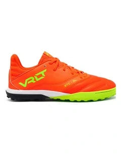 Kids' Leather Football Boots Viralto II TF - Orange