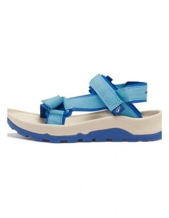 Kids comfortable, rip-tab hiking sandals, NH500 UK Jr size 7 - 5.5 - Blue