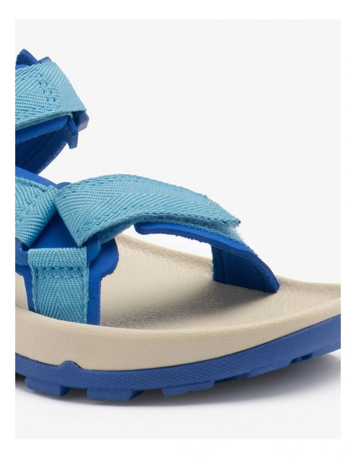Kids comfortable, rip-tab hiking sandals, NH500 UK Jr size 7 - 5.5 - Blue image 6