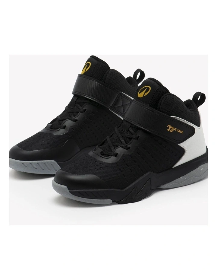 Kids' Basketball Shoes SS500 High Junior - Black image 2
