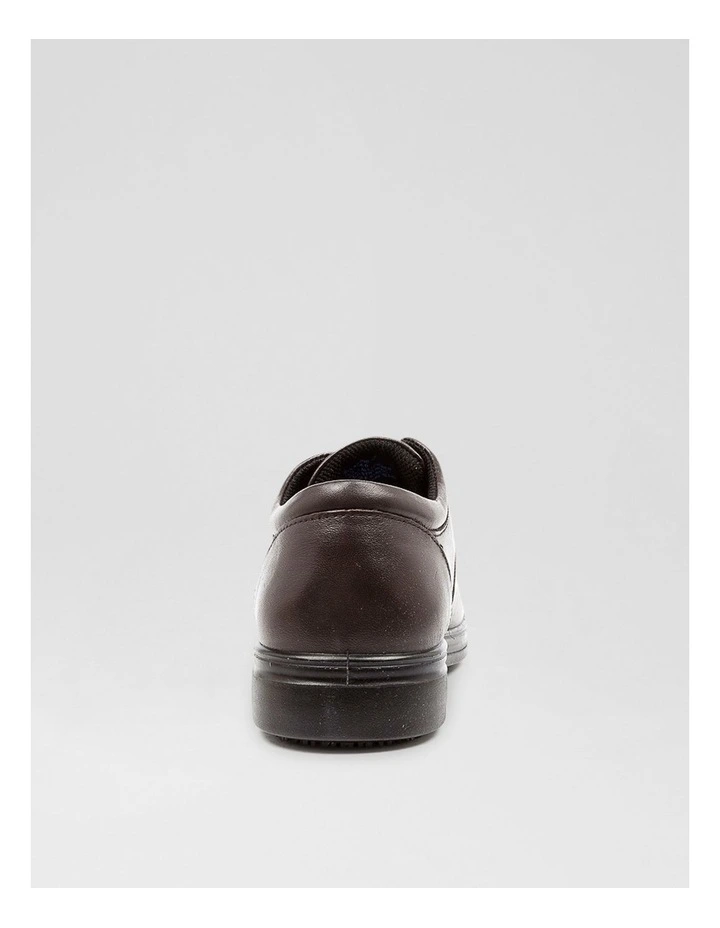Solar Senior Brown Leather Lace Up Shoes image 4