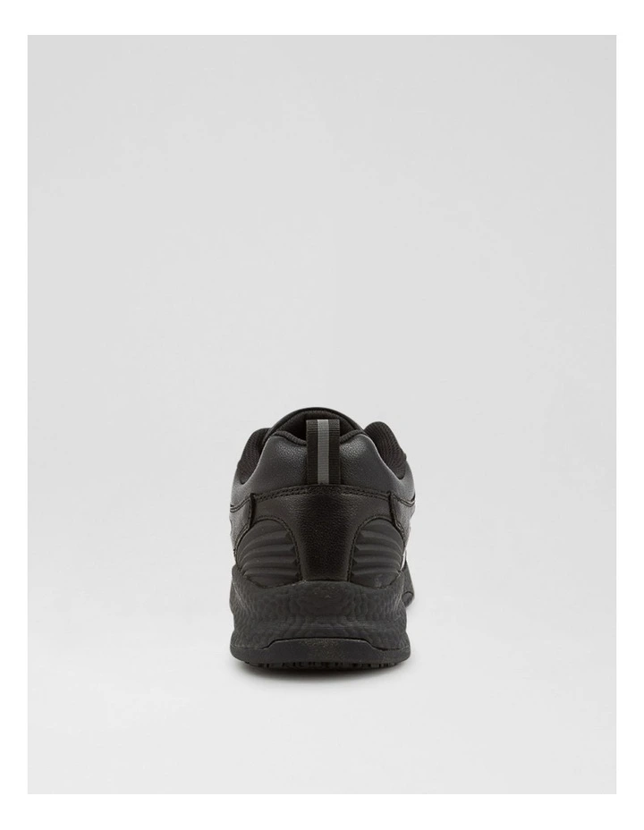 Tempo Senior E Nm Black Leather Sneakers image 4