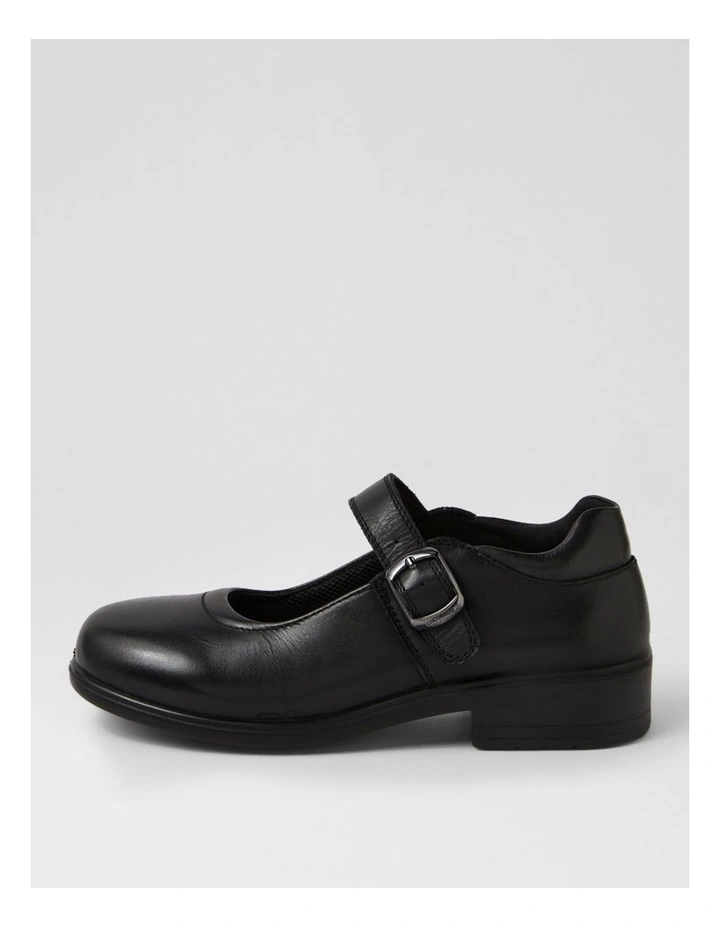 Molly Junior Black Leather Mary Janes image 1