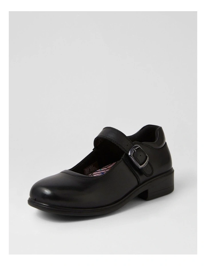 Molly Junior Black Leather Mary Janes image 2