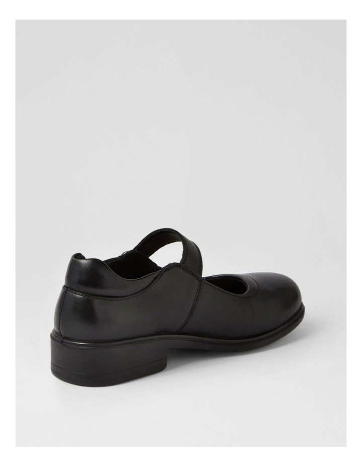 Molly Junior Black Leather Mary Janes image 3