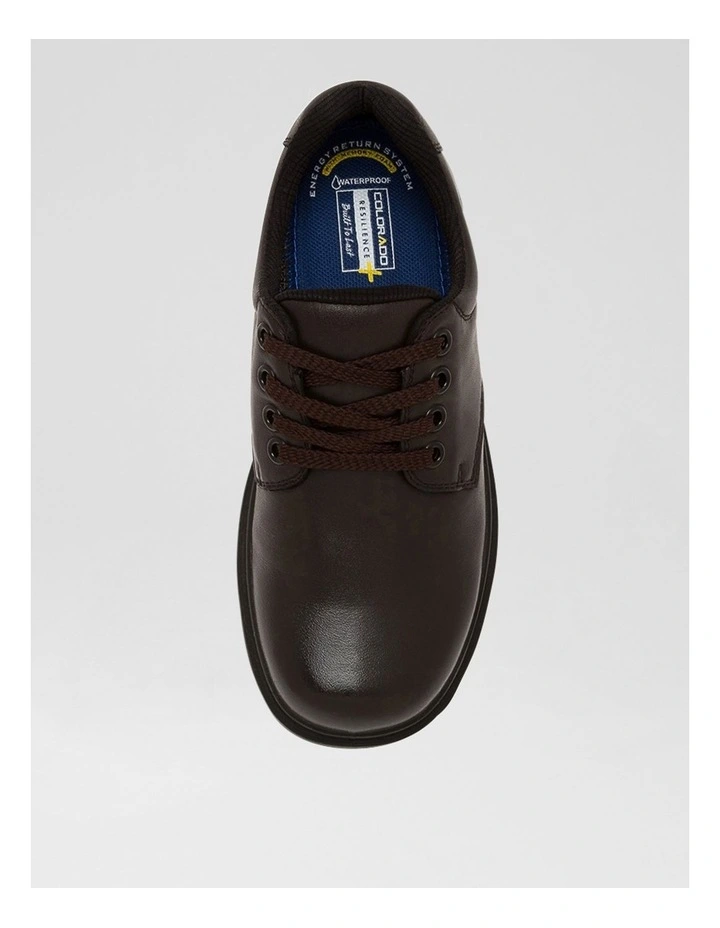 Roar Youth E Brown Leather Lace Up Shoes image 5
