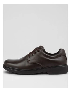 Roar Senior E Brown Leather Lace Up Shoes