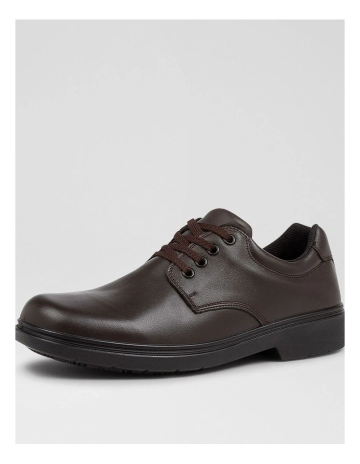 Roar Senior E Brown Leather Lace Up Shoes image 2