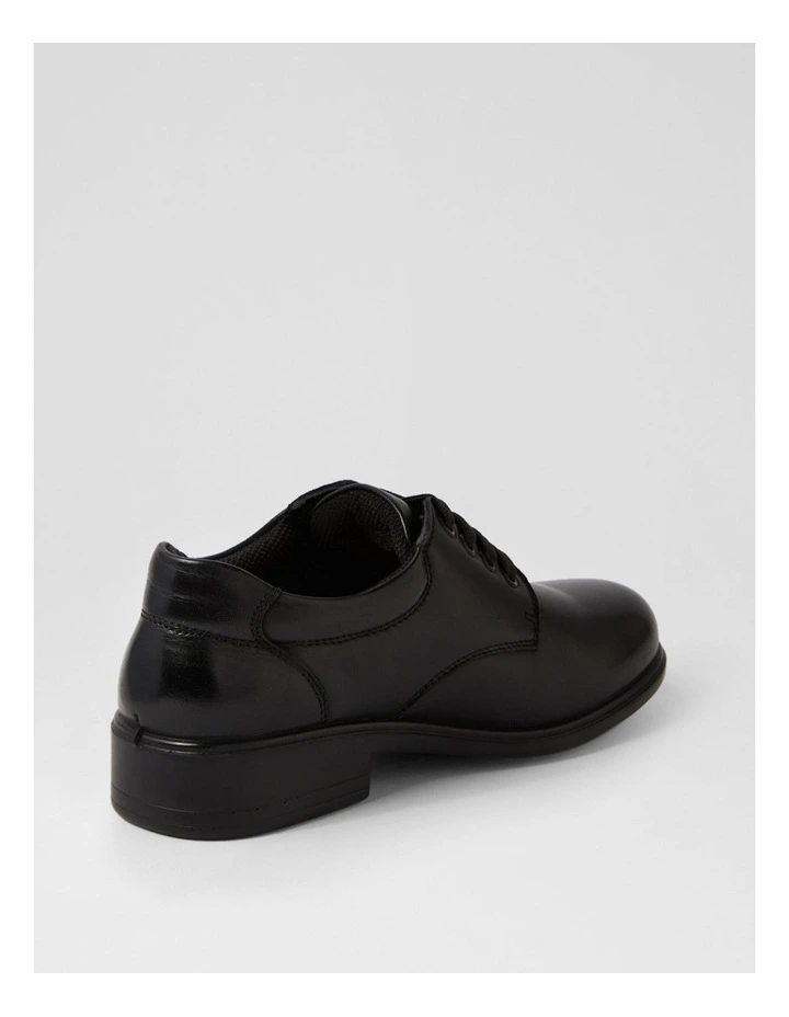 Memo Junior E Black Leather Lace Up Flats image 3