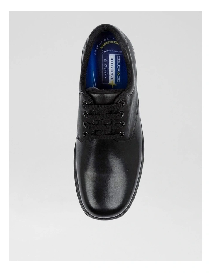 Roar Youth D Black Leather Lace Up Shoes image 5